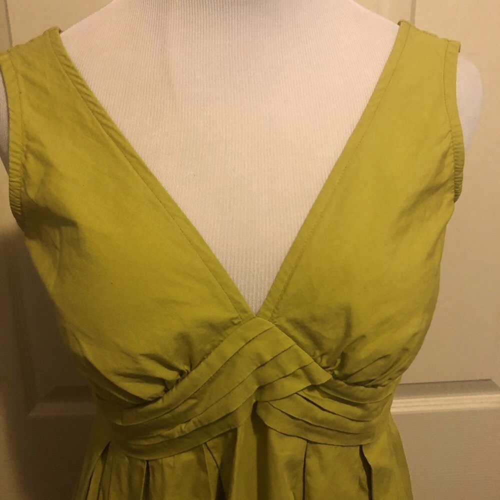 Eshakti Fit & Flare Dress Floral Embroidered Size Small Custom Green - Picture 5 of 8